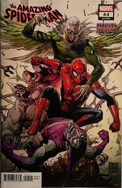 AMAZING SPIDER-MAN (2018-2022) #44 MARVEL ZOMBIES VARIANT COVER