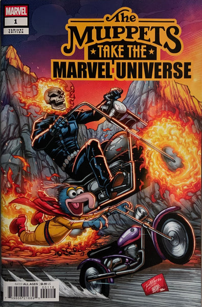 THE MUPPETS TAKE THE MARVEL UNIVERSE # 1 LIM 1:25 VARIANT COVER