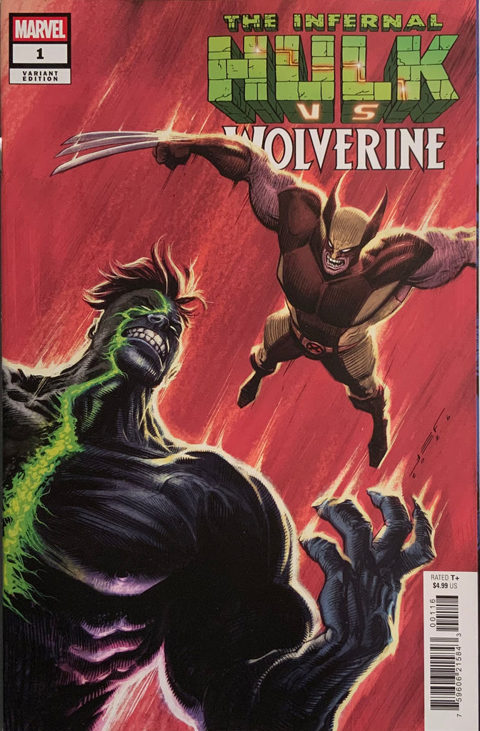 INFERNAL HULK VS WOLVERINE # 1 FERREYRA 1:25 VARIANT COVER