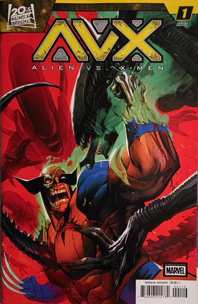 ALIEN VS X-MEN # 1 SHAVRIN 1:25 VARIANT COVER