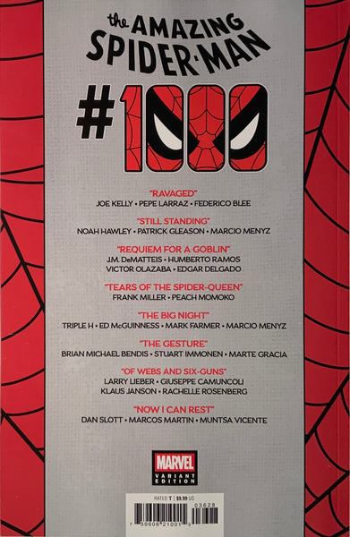 AMAZING SPIDER-MAN (2025) #1000 LARSEN 1:25 VARIANT COVER