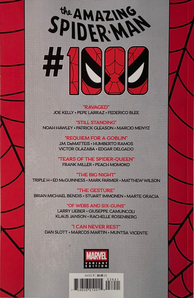 AMAZING SPIDER-MAN (2025) #1000 CAMPBELL VARIANT COVER