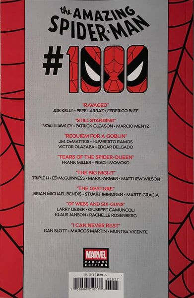 AMAZING SPIDER-MAN (2025) #1000 NAUCK VARIANT COVER
