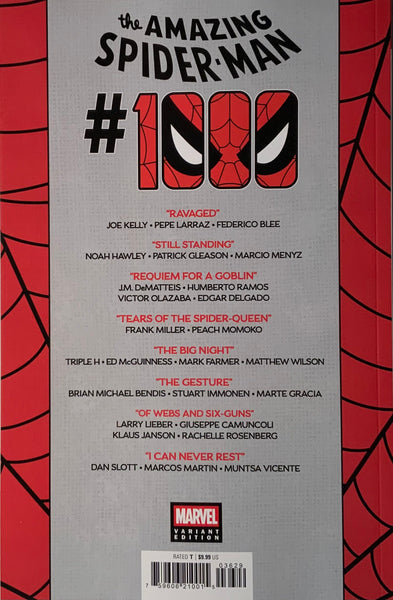 AMAZING SPIDER-MAN (2025) #1000 IMMONEN VARIANT COVER