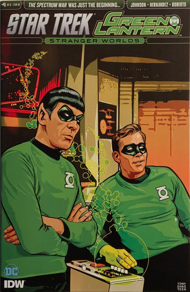 STAR TREK / GREEN LANTERN : STRANGER WORLDS # 4 SHASTEEN 1:10 VARIANT COVER