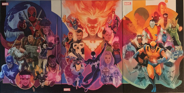 MARVEL 80TH ANNIVERSARY SET OF 9 NOTO CONNECTING VARIANT COVERS