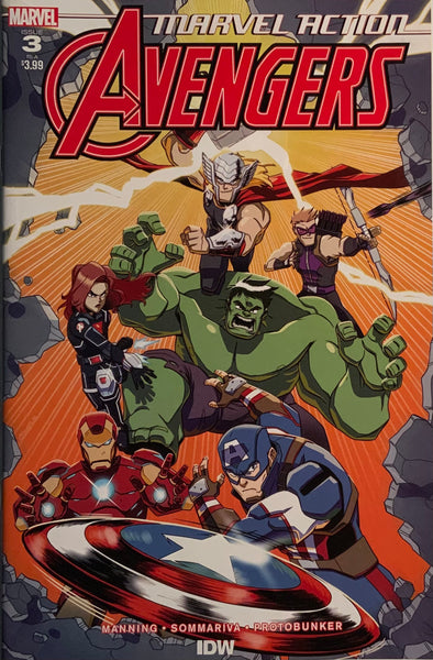 MARVEL ACTION : AVENGERS (2018-2020) # 3 1:10 VARIANT COVER