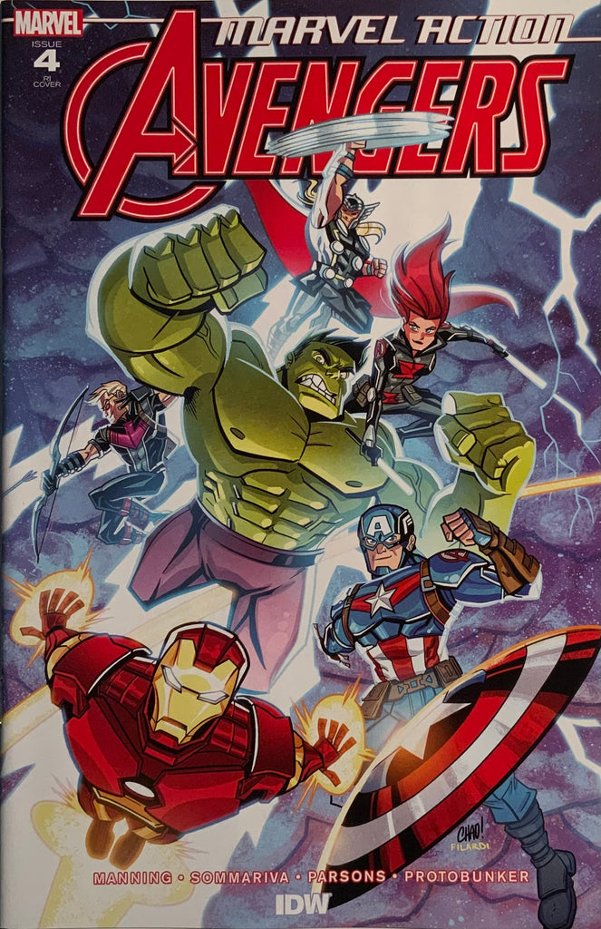 MARVEL ACTION : AVENGERS (2018-2020) # 4 1:10 VARIANT COVER