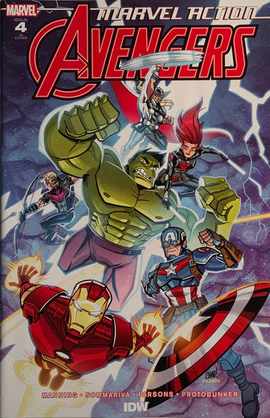 MARVEL ACTION : AVENGERS (2018-2020) # 4 1:10 VARIANT COVER