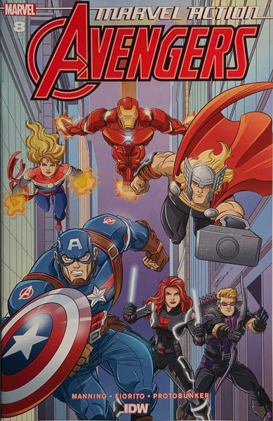 MARVEL ACTION : AVENGERS (2018-2020) # 8 1:10 VARIANT COVER