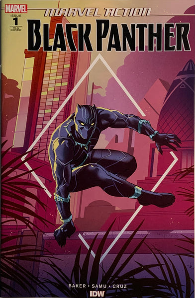 MARVEL ACTION : BLACK PANTHER # 1 1:10 VARIANT COVER