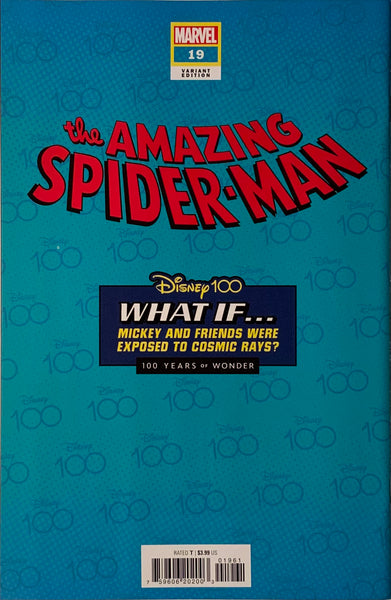 AMAZING SPIDER-MAN (2022) #19 DISNEY 100 MARVEL HOMAGE VARIANT COVER