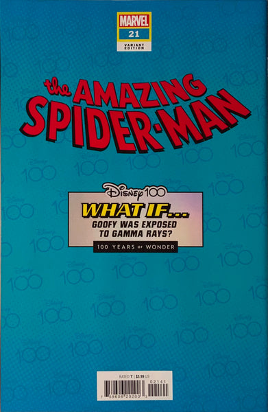 AMAZING SPIDER-MAN (2022) #21 DISNEY 100 MARVEL HOMAGE VARIANT COVER