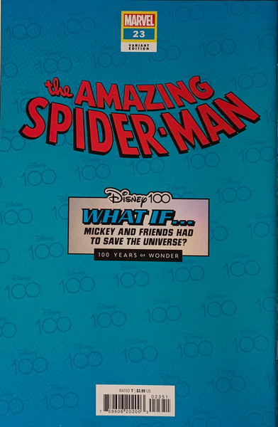 AMAZING SPIDER-MAN (2022) #23 DISNEY 100 MARVEL HOMAGE VARIANT COVER