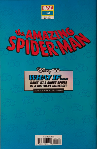 AMAZING SPIDER-MAN (2022) #32 DISNEY 100 MARVEL HOMAGE VARIANT COVER