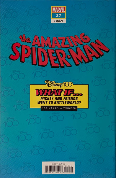 AMAZING SPIDER-MAN (2022) #37 DISNEY 100 MARVEL HOMAGE VARIANT COVER