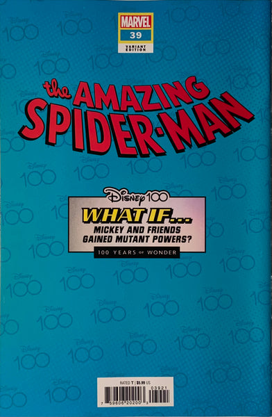 AMAZING SPIDER-MAN (2022) #39 DISNEY 100 MARVEL HOMAGE VARIANT COVER