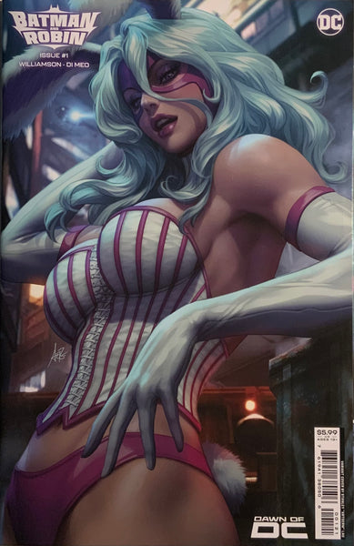 BATMAN AND ROBIN (2023) # 1 ARTGERM VARIANT COVER FIRST CAMEO APPEARANCE OF SHUSH