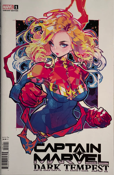 CAPTAIN MARVEL DARK TEMPEST # 1 BESCH VARIANT COVER