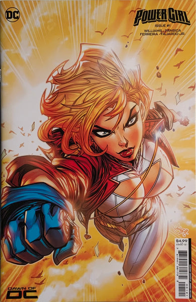 POWER GIRL # 1 MEYERS VARIANT COVER FIRST APPEARANCE OF AMALAK