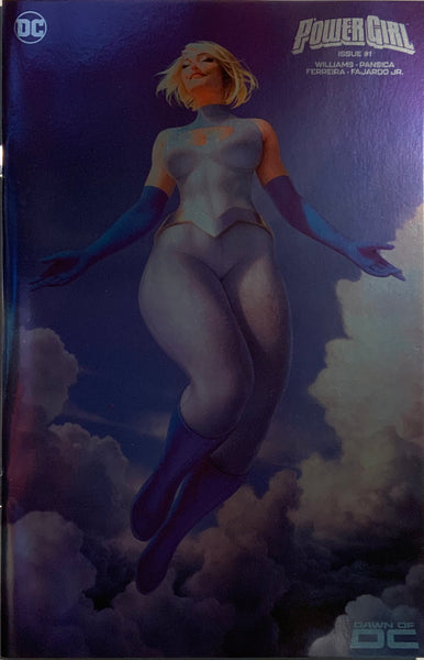 POWER GIRL # 1 LOUW FOIL VARIANT COVER FIRST APPEARANCE OF AMALAK