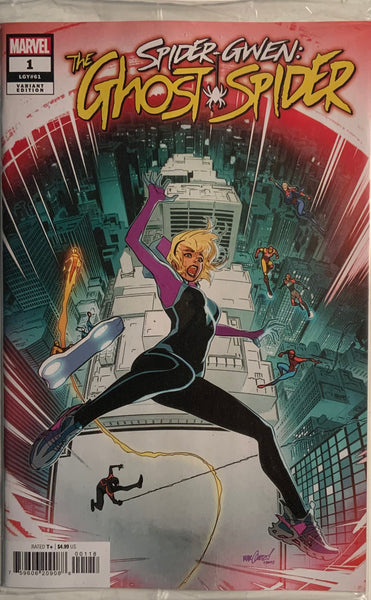 SPIDER-GWEN THE GHOST SPIDER # 1 MARQUEZ SECRET VARIANT COVER