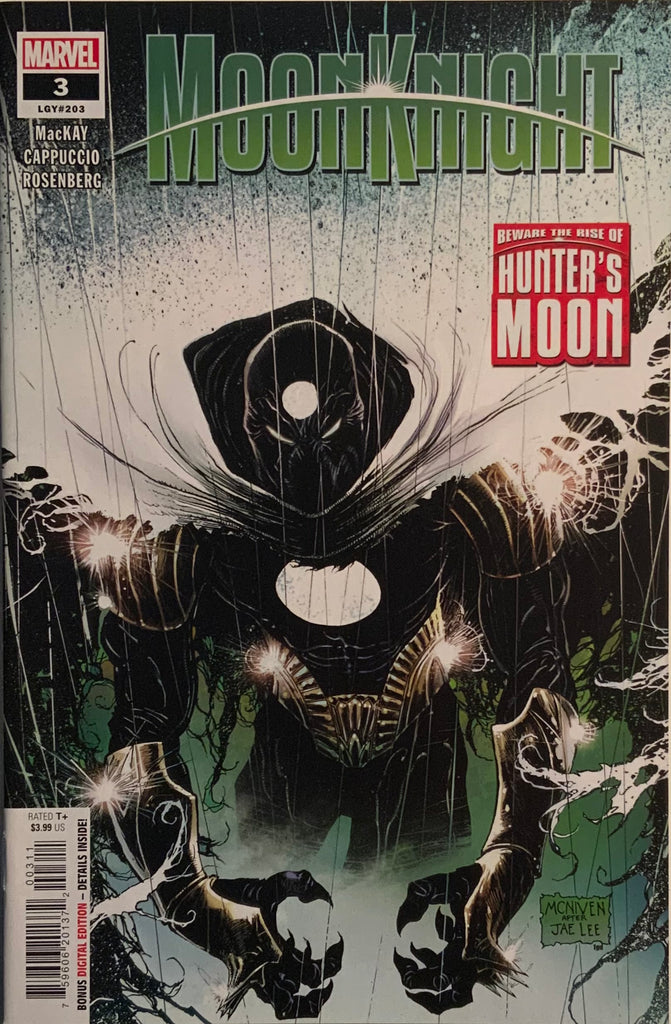 MOON KNIGHT (2021) # 3 FIRST FULL APPEARANCE OF HUNTER’S MOON