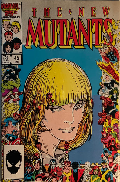 NEW MUTANTS (1983-1991) #45 ART ADAMS 25TH ANNIVERSARY COVER