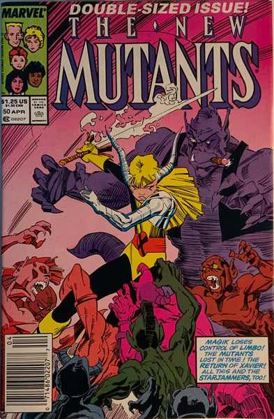 NEW MUTANTS (1983-1991) #50 GRIMJACK CAMEO APPEARANCE