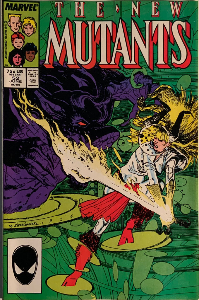 NEW MUTANTS (1983-1991) #52 SIENKIEWICZ COVER