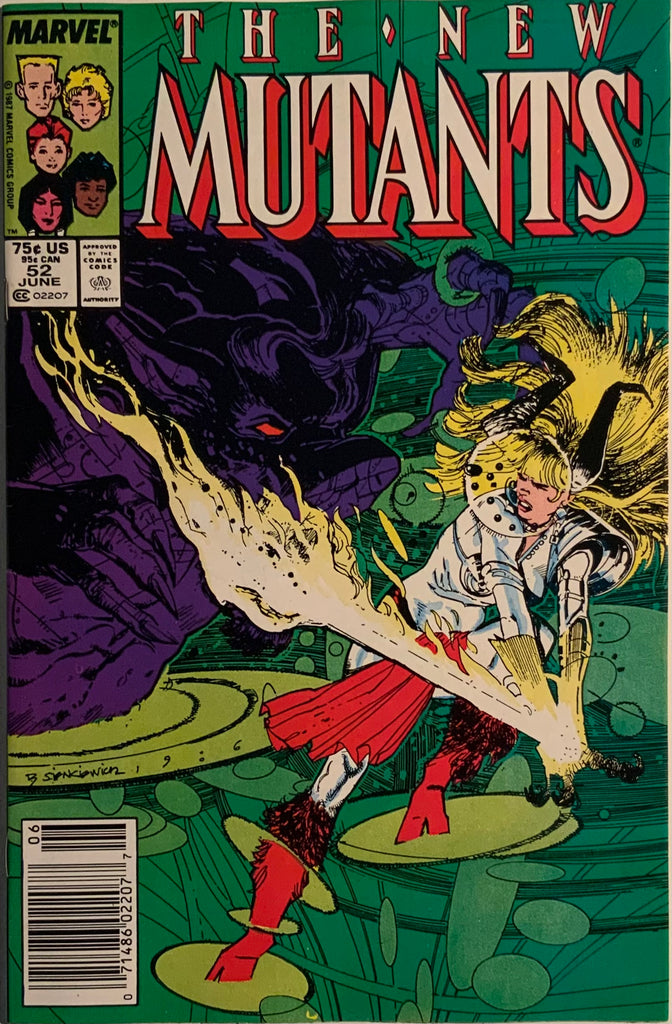 NEW MUTANTS (1983-1991) #52 SIENKIEWICZ COVER