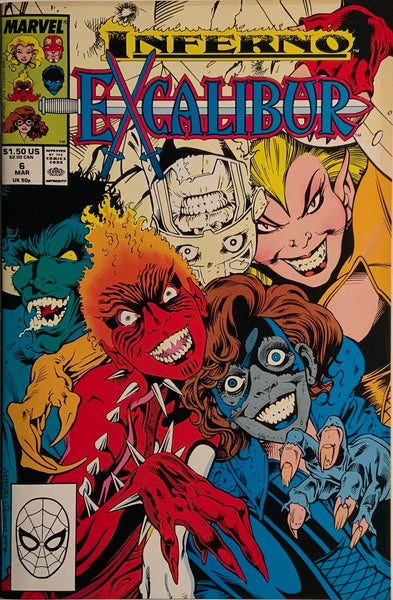 EXCALIBUR (1988-1998) # 6 FIRST TEAM APPEARANCE OF W.H.O.