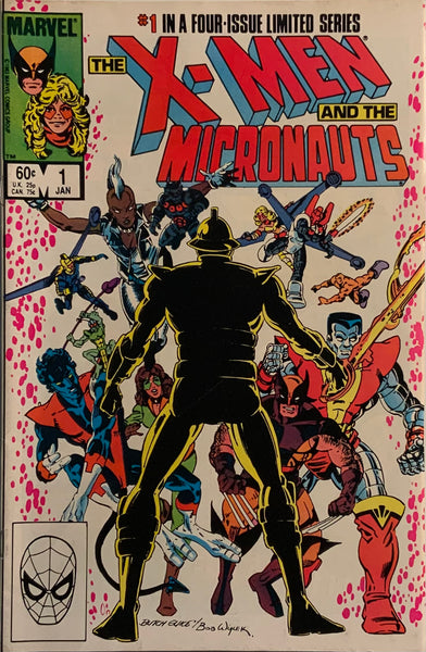 X-MEN AND THE MICRONAUTS SET # 1 - 4