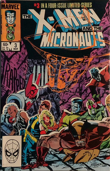 X-MEN AND THE MICRONAUTS SET # 1 - 4