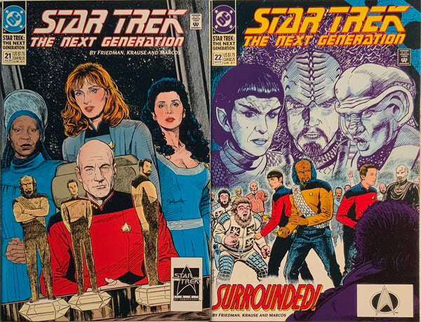STAR TREK THE NEXT GENERATION (1989) # 1 - 22