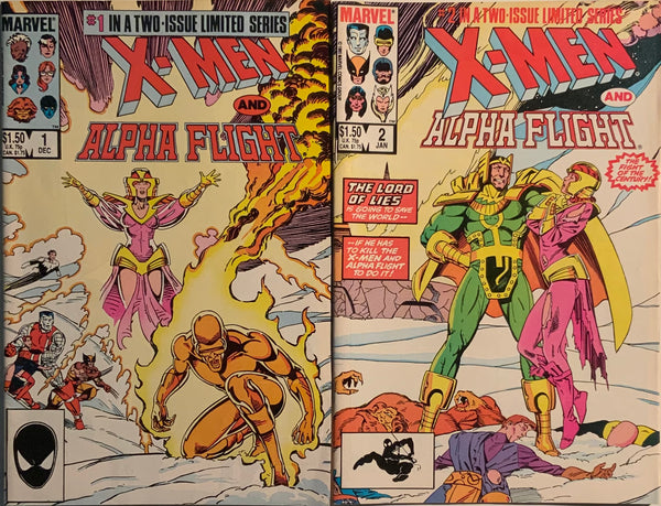 X-MEN AND ALPHA FLIGHT (1985) # 1 & 2