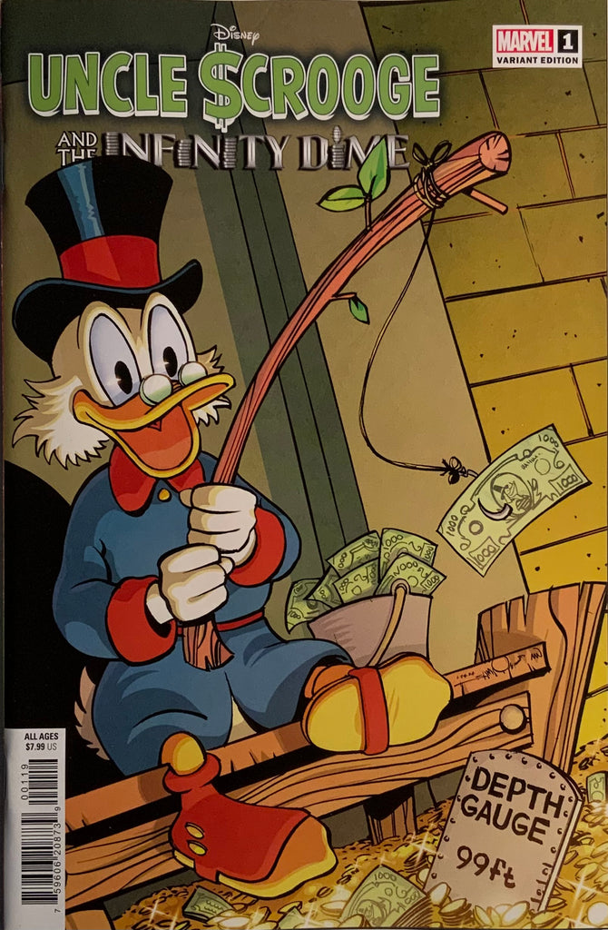 UNCLE SCROOGE AND THE INFINITY DIME # 1 SIMONSON 1:25 VARIANT COVER