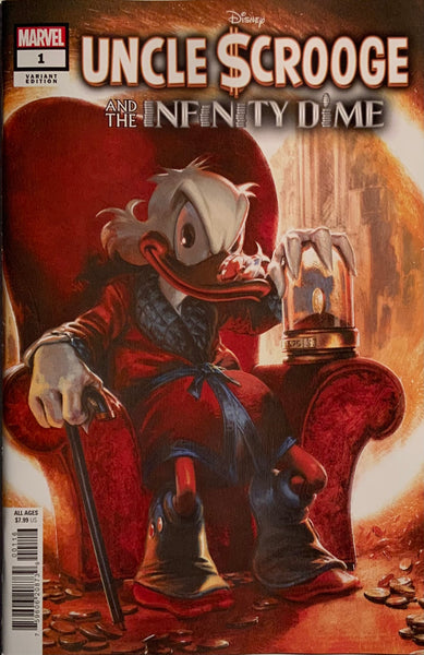 UNCLE SCROOGE AND THE INFINITY DIME # 1 DELL’OTTO 1:10 VARIANT COVER