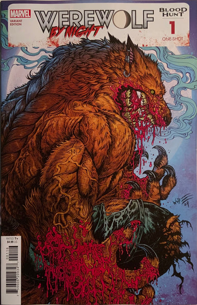 WEREWOLF BY NIGHT : BLOOD HUNT # 1 WOLF 1:25 VARIANT COVER