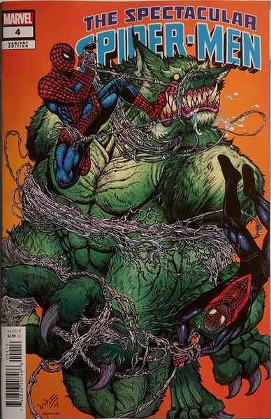 SPECTACULAR SPIDER-MEN #4 WOLF 1:25 VARIANT COVER