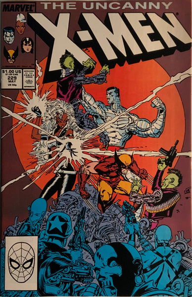 UNCANNY X-MEN (1963-2011) #229 FIRST TEAM APPEARANCE OF THE REAVERS