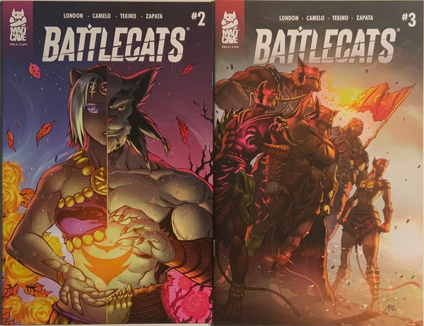 BATTLECATS SET # 1 - 6 + HALLOWEEN COMICFEST EDITION