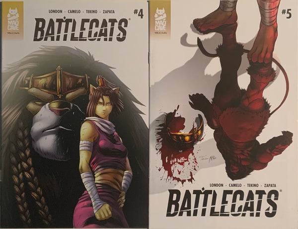 BATTLECATS SET # 1 - 6 + HALLOWEEN COMICFEST EDITION