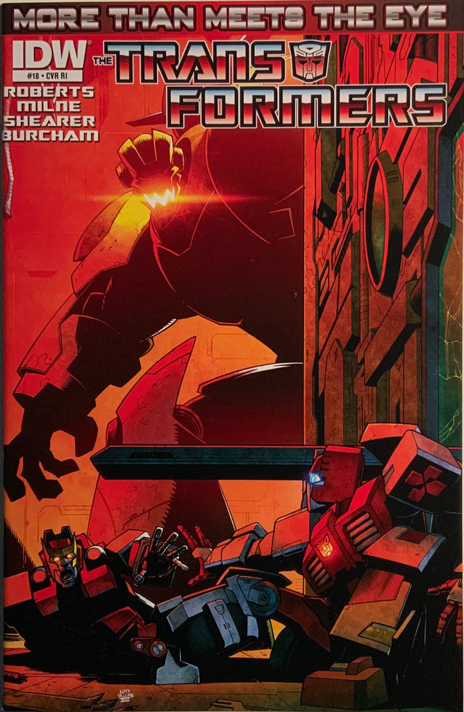 TRANSFORMERS MORE THAN MEETS THE EYE #18 ROCHE RETAILER INCENTIVE COVER