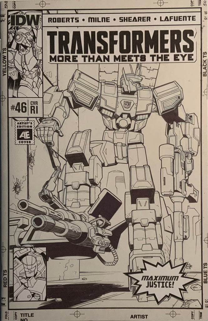 TRANSFORMERS MORE THAN MEETS THE EYE #46 ROCHE RETAILER INCENTIVE COVER