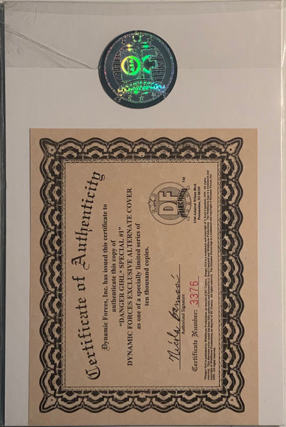 DANGER GIRL SPECIAL # 1 DYNAMIC FORCES EXCLUSIVE VARIANT COVER