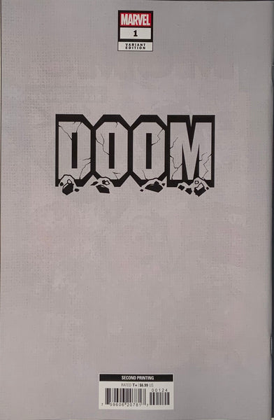 DOOM # 1 SECOND PRINTING GREENE 1:25 VARIANT COVER