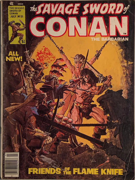 THE SAVAGE SWORD OF CONAN # 31