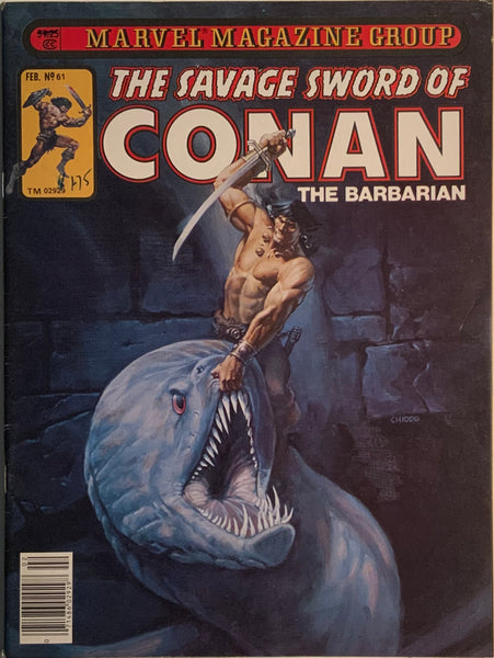 THE SAVAGE SWORD OF CONAN # 61