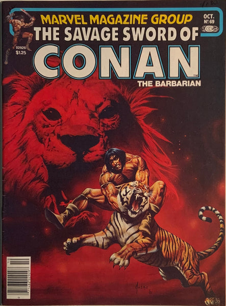 THE SAVAGE SWORD OF CONAN # 69